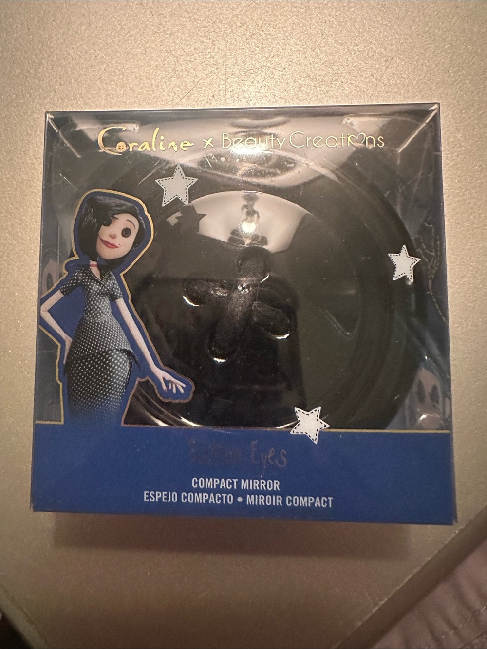Beauty Creations Glossy Black Ceramic Button Accent